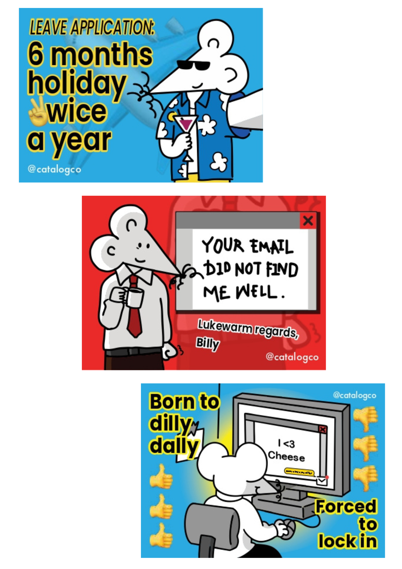 CorpoRATe Cheddar 7pc Sticker Pack