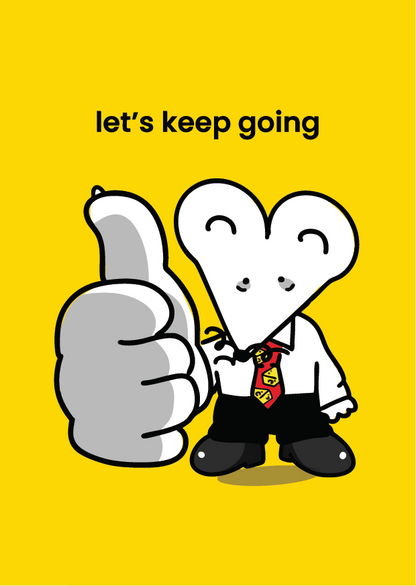 Postcard - Keep Going