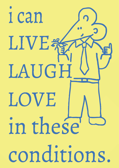Postcard - Live Laugh Love