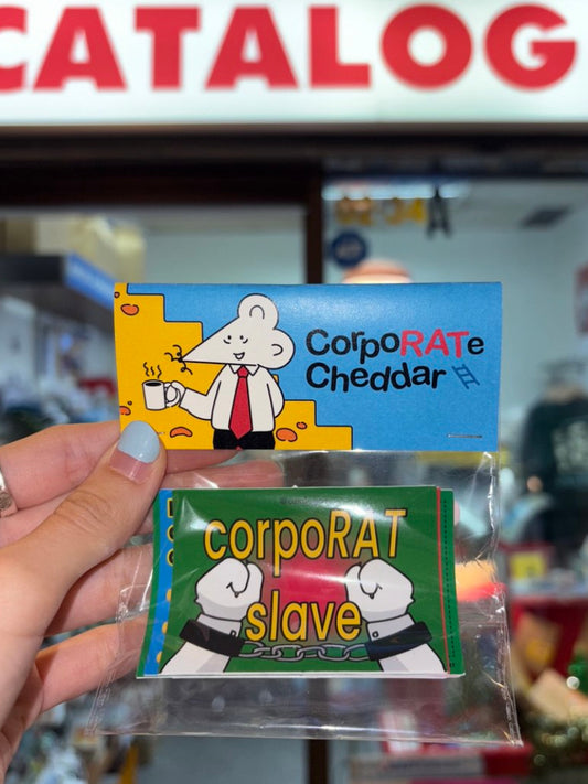 CorpoRATe Cheddar 7pc Sticker Pack